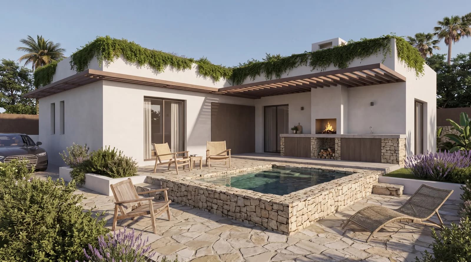 High-value Spanish coastal villa with pool, the type of prime property used to release equity in Spain through asset-backed private financing